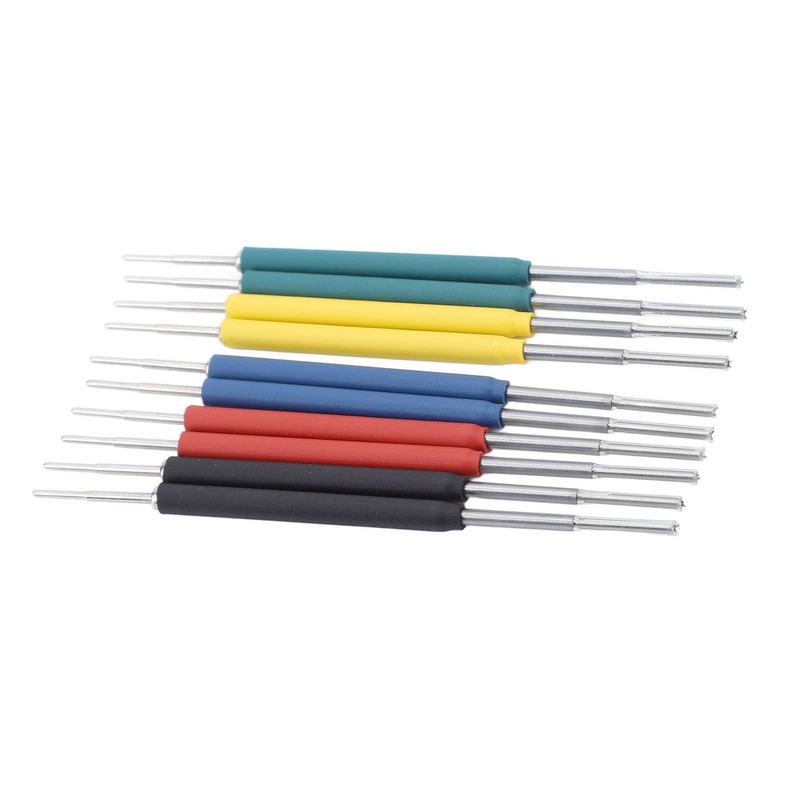 10Pcs Mini Grabber SMD IC Test Hook Clips Silicone Jumper