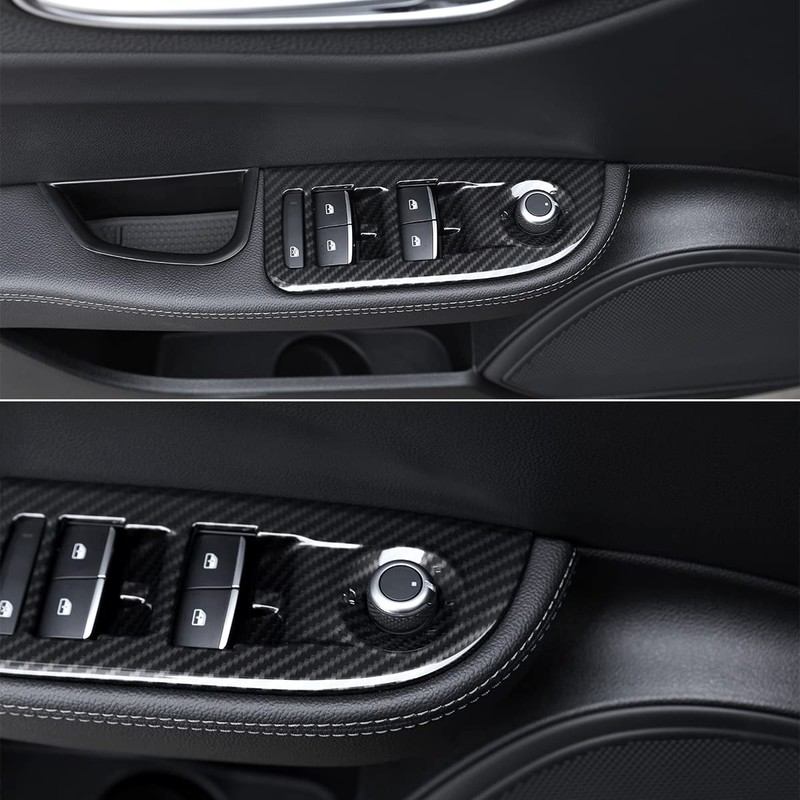 TOYCIDFG Car Door Inner Handle Window Lift Button Panel Cover