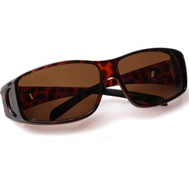 Fit Over Wrap Sunglasses Polarized Lens Wear Over Eyeglasses 100% UV Protection for Men and Women