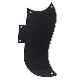 Guitar Anatomy Gibson SG Half-Face Pickguard Scratch Plate - Black