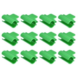 sourcing map Greenhouse Clamps for 3/4" PVC Pipe, 20pcs Greenhouse Film Clamps Shading Net Rod Clip Garden Hoops for Row Cover, Greenhouse Plastic Sheeting