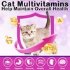 Cat Vitamins Treats, 15 in 1 Cat Multivitamin Chews Vitamins