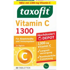 탁소피트 taxofit 비타민C 1300 태블릿(30개입) 56.9g Taxofit Vitamin C 1300 Tablets (30 Count) 56.9g