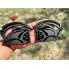 Badge Addictz Red Eye Reaper Emblem Badge Set Matte Black
