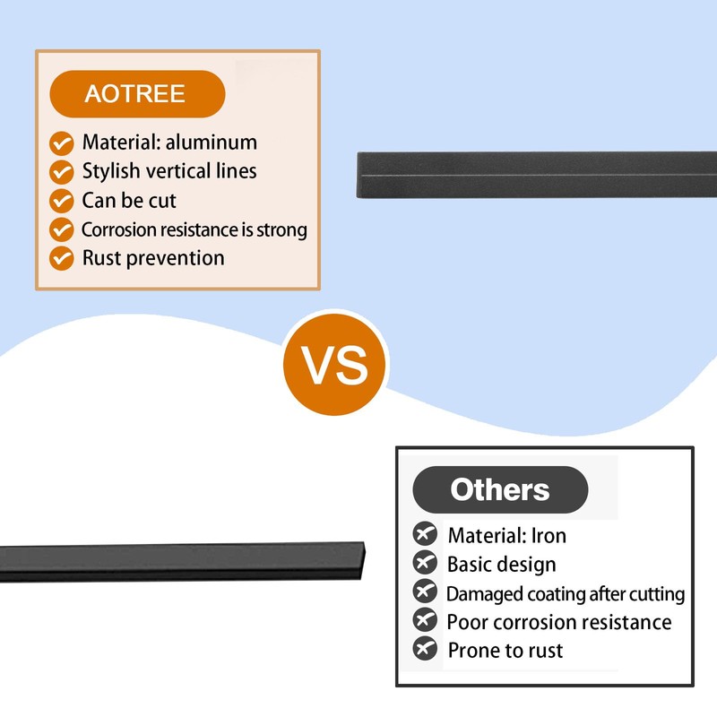 25 Pack 36" Black Hollow Rectangle Aluminum Deck Balusters with