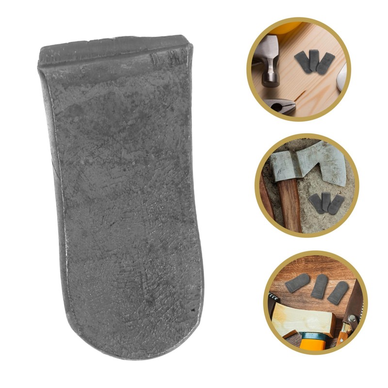 KONTONTY Sturdy Iron Axe Wedge Camping Axe Handle Knobs Fixing