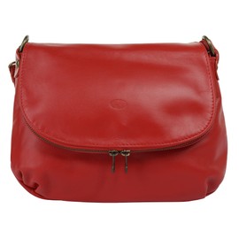 piké Women's Shoulder Bag Genuine Leather 015805, red