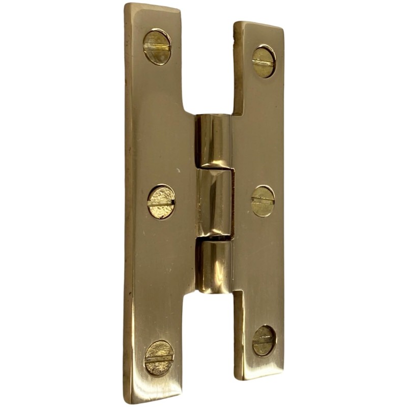 H Hinge for Door and Cabinet in Solid Brass 3