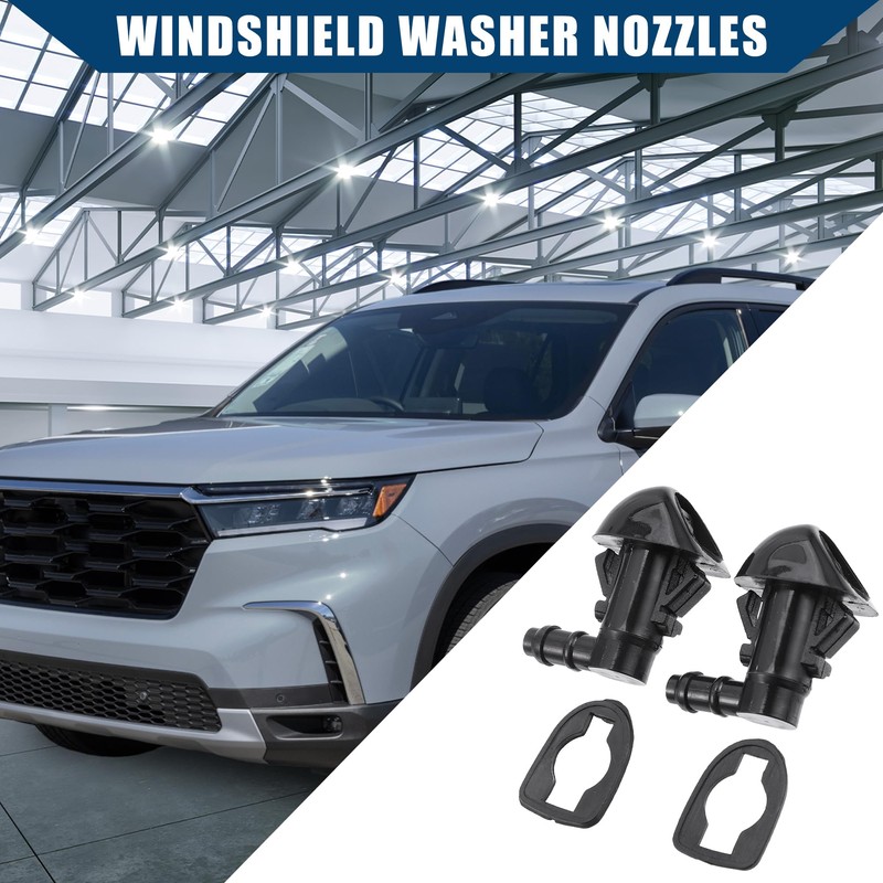 Hihaha Windshield Washer Nozzles for Honda Pilot 2009-2015 / Windshield