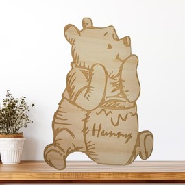 The Baby Bear Centerpieces for Baby Shower/Gender Reveal/Birthday Party Table Decorations, Wood Bear Themed Party Sign for Room Decorations