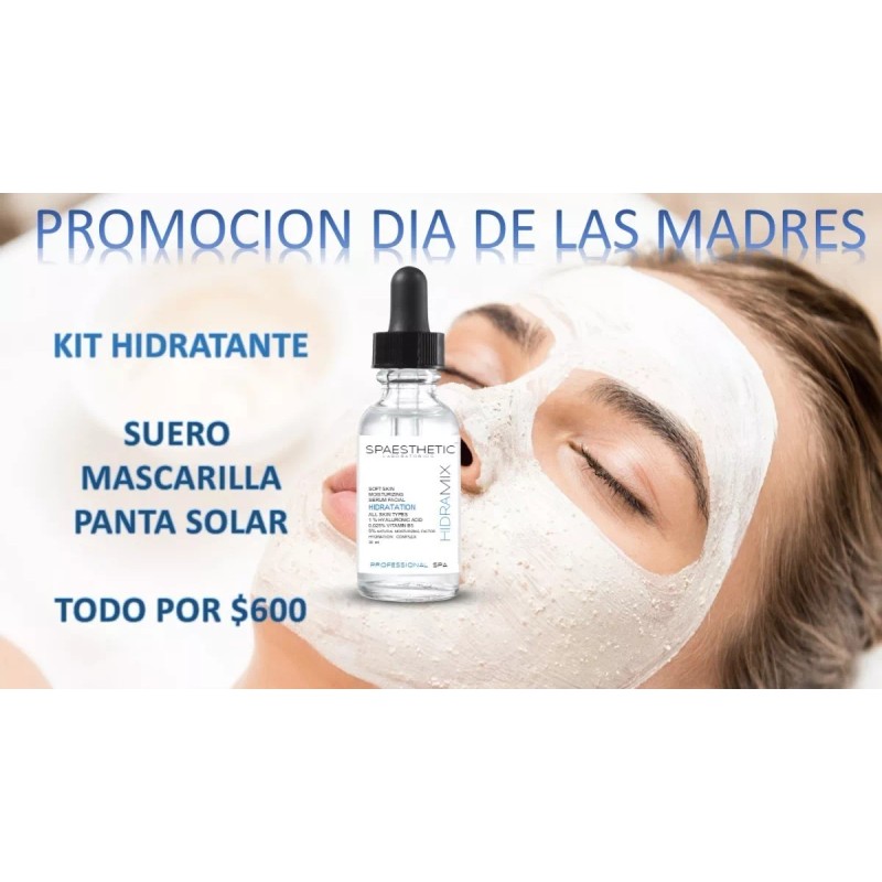 Spaesthetic Kit Hidratante Suero Mascarilla Y Pantalla Solar