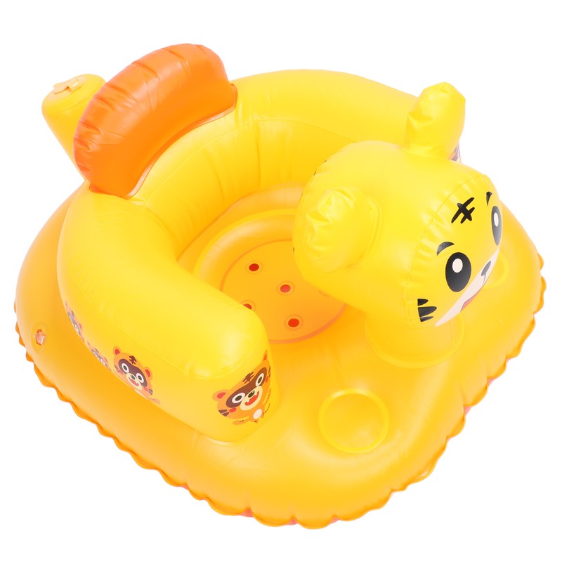 Inflatable Toddler Chair Cartoon Animal Skin Friendly PVC Soft High