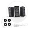 SHOWERORO Real Stereo Sound 4pcs Aluminum Alloy Isolation Feet Pads