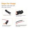 Trisinger Solar Panel Cable Connector, IP68 Waterproof, 1500V 70A Tinned
