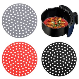 Mats for Air Fryer, Pack of 3 Reusable Air Fryer Inserts, Air Fryer Mats
