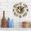 BOENLE - Reloj de pared de estilo bohemio con diseño