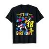 Its My 18th Birthday Dabbing Autism Puzzle T-Shirt