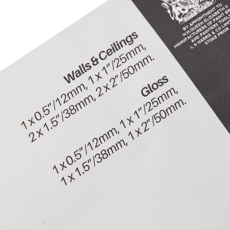 Harris Essentials Walls & Ceilings and Woodwork 10 Pack, 0,