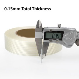 APT Heavy Duty Monodirectional Fiberglass Reinforced Filament Tape, Strapping Tape, Packing Tape, Bundling Tape, Box Sealing Tape (1" x 180 ft)