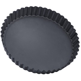 Premium Loose Base Quiche/Flan Pan - 26cm, Dishwasher Safe, Non-Stick, Easy to Clean - Perfect for Quiches, Flans, and Tart Recipes