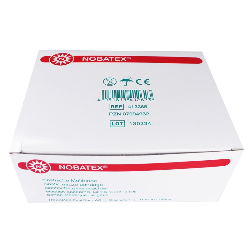 Nobamed Nobatex Elastic Gauze Bandages Pack of 20 (6 cm