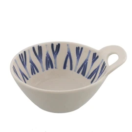 ks-036-02 Tableware East Tonsui, Small Bowl with One Hand, Fruit Japanese Tableware, Leek