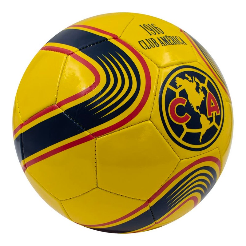 Voit America, Balón De Fútbol Adultos Unisex, Amarillo (Yellow), 5