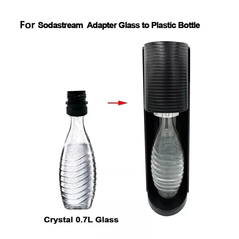 Replacement Quick Connect Soda Water Glass Bottle Adapter Compatible with