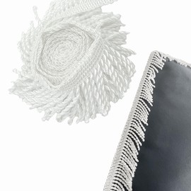 OHYER 3 Metres Long (x 5.5 cm Diameter) Fringe Bullion Fringe Trim Sewing Cut Fringe DIY Dance Fringe Trim for Curtain Fringe Border for Sewing Edge Trim Curtain Clothing