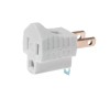Projectpak 2 Prong to 3 Prong Grounded Outlet Converter Adapter