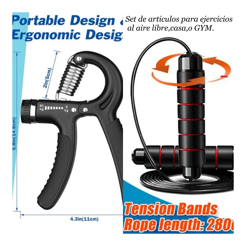 Fitness Sport Outdoor Exercise Equipment Set, Quick Rotation Jump Rope