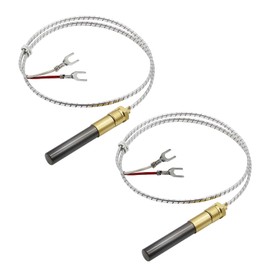 Ganivsor 2-Packs 36" Thermopile Generators 750mv Parts 60125501, R1054, 7533113, 1950-001 for Gas Water Heater/Fireplace/Gas Fryer/Oven, 750 Temperature Resistance Cluster Thermocouple (36" Aluminum)