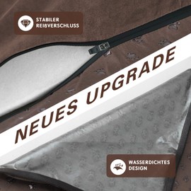 Masthome Pet Stairs Cover, Replacement Fabric Cover for 3 Step Dog Stairs, Waterproof, Reinforced Zip Replacement Cover, Fabric Cover Only for B0CLCY23HH