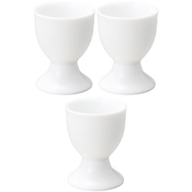 Set of 3 White Egg Stand [ 4.9 x 6.3 cm ] | Egg Stand