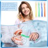 Ziliny 100 Pcs Prepasted Disposable Toothbrushes Bulk Individually Wrapped Pre