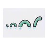 'Loch Ness Monster' Temporary Tattoo - Water Resistant, Skin-Safe, Non-Toxic