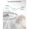 addlon Ceiling Fans with Lights and Remote, 20'' Low Profile
