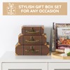 SLPR Paperboard Suitcases (Set of 3, Travel) | Decorative Boxes