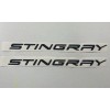 Oracal Vinyl Stingray Corvette Script Emblem Decal Parts Accessories Pair