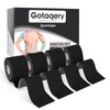 Gotaqery Kinesiology Tape (4 Rolls Pack), Waterproof Elastic Muscle Support