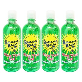 Set of 2 Bahama Balm 16oz Aloe Vera Gel After Sun Skin Care - Cools & Soothes - Helps Minimize Drying and Peeling Skin!