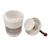 Portable Ice Crusher PP Manual Shaved Snow Cone Machine DIY