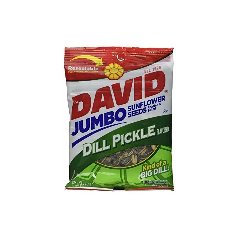 Conagra David Dill Pickle Sunflower Seed, 5.25 Ounce -- 12