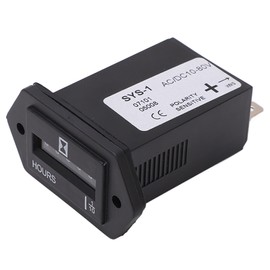 Electromagnetic Counter 0‑99999.9 6 Digit Industrial Pulse Totalizer for Machine AC DC 10‑80V