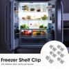 WADY 12 pcs Freezer Shelf Clip, Safe Shelf Clips, Freezer