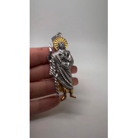 St. Jude Pendant 3inches Pendant Stainless-Stee