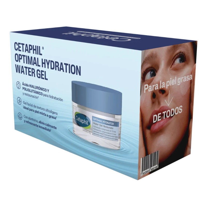 Cetaphil Kit Water Gel 48 g y Limpiador Facial 29