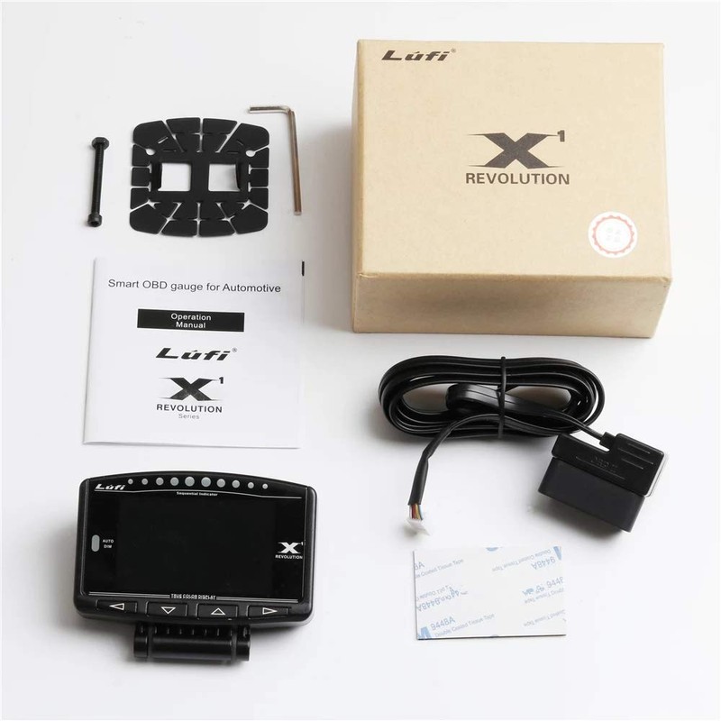 LUFI X1 English OBD Car HUD Head Up Display, Display