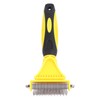 Pet Dematting Comb Stainless Steel Effective Ergonomic Pet Deshedding Tool