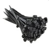 200 Pack 250mm x 4.8mm Black Zip Ties - Heavy